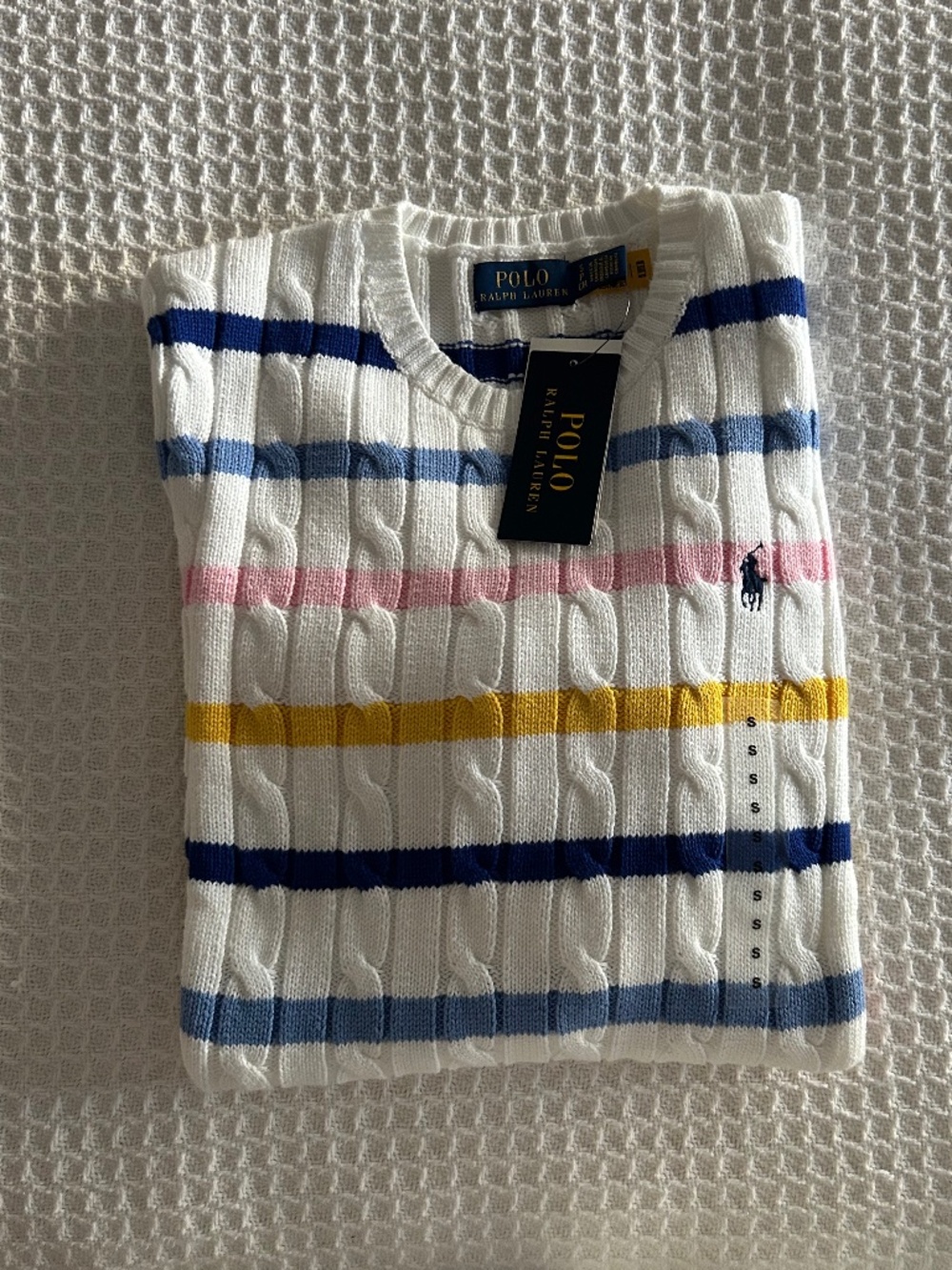 Ralph Lauren Multi Color Striped Sweater